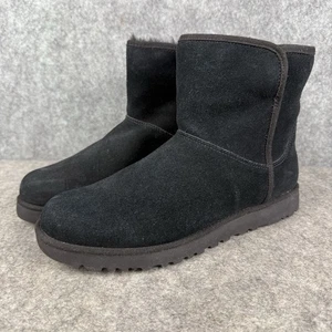 Bota UGG Cory Forrada de Piel de Oveja Negra Gamuza EE. UU. Talla 7 - Imagen 1 de 11