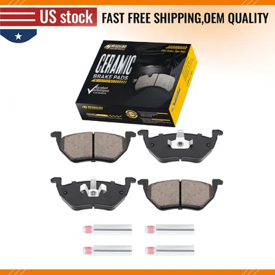 -For 2005 2006 Ford Escape Mazda Tribute Mercury Mariner Rear Ceramic Brake Pads - Image 1 of 4