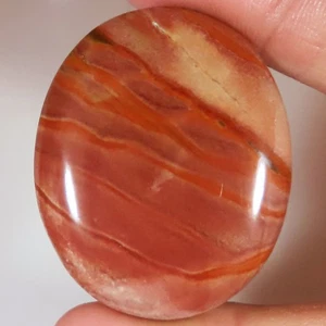 Pietra Preziosa Cabochon Ovale Diaspro Policromo 100% Naturale 85,70 Cts 37x45x6 mm LP218 - Foto 1 di 6