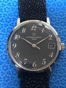 Eterna-matic 1000 60er Jahre graues arabisches Zifferblatt - Bild 1 von 11