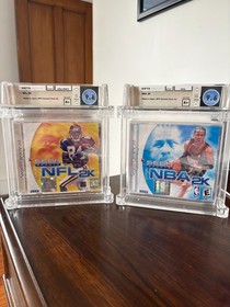 NBA 2K and NFL 2K Sega Dreamcast Sealed Graded WATA GRAIL 9.6 A+
