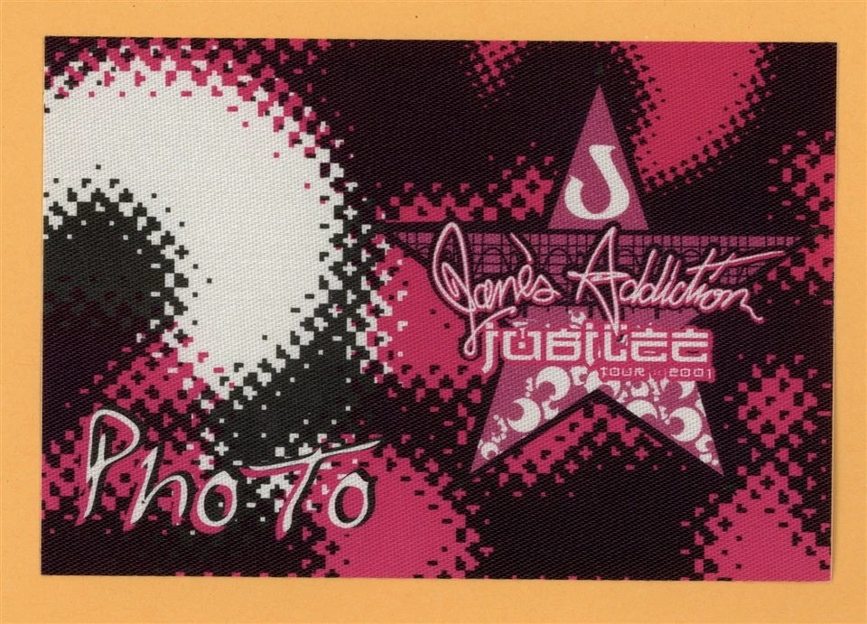 Jane's Addiction 2001 Concert Tour PHOTO Backstage Pass - Image 1 of 1