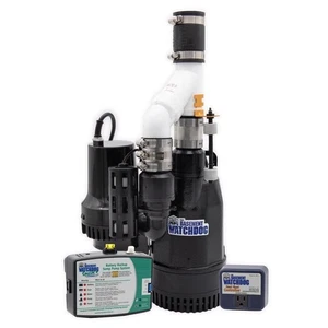The Basement Watchdog Big Combo 1/2 HP 4,400 gph Cast Iron Dual Reed Switch AC B - Picture 1 of 7