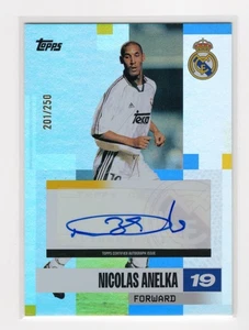 2024 Topps Team Set Real Madrid - Nicolas Anelka - Refractor /250 Auto - Picture 1 of 1