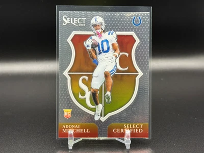 🔥 2024 Panini Select Adonai Mitchell Rookie RC Select Certified - #18🔥 - Image 1 of 2