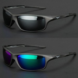 NEW Polarized Men Sport Sunglasses Driving Pilot Fishing Eyewear Wrap Glasses US