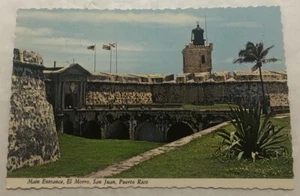 Main Entrance, El Morro, San Juan Puerto Rico Postcard (K2) - Picture 1 of 2