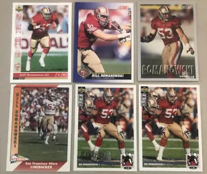 Bill Romanowski 🏈 San Francisco 49ers Football Cards 🏈 6 Card Lot 🏈 - Picture 1 of 9