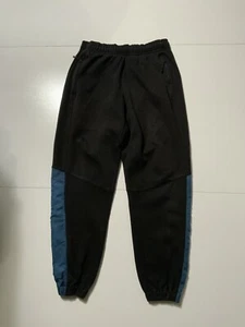 $180 Palace Skateboards Overlay Black Blue Jogger Track Mens Sweatpants - Picture 1 of 12
