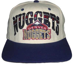 CAPPELLO VINTAGE ANNI 90 DENVER NUGGETS NBA STARFIT STARTER FIT (TAGLIA 3) 7 3/8- 7 3/4 - Foto 1 di 3