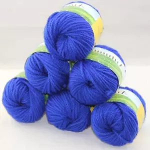 C 6Ball x50g Soft Worsted Chunky Hand Sweater Wool Knitting Yarn DIY Gift 224 - Picture 1 of 4