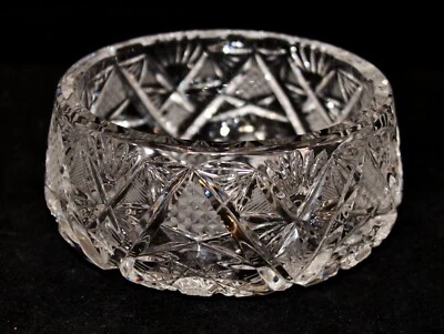 BOHEMIA Schale Bleikristallglas Glasschale Sternen Schliffdekor - Bild 1 von 3