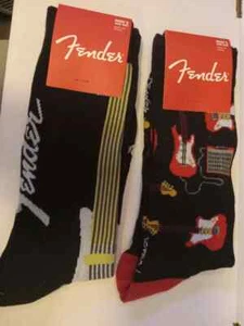 FENDER GUITAR CREW SOCKS - Picture 1 of 5