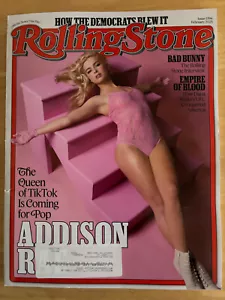 Rolling Stone (Feb '25) - Addison Rae, Bad Bunny, Horsegirl, Sofia Valdes - Picture 1 of 2