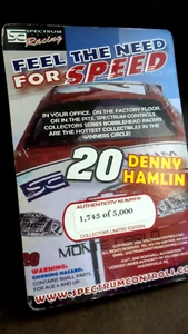 2005 DENNY HAMLIN CAR #20 NEED FOR SPEED BOBBLEHEAD RACER LE # 1,743 Of 5,000 - Picture 1 of 7