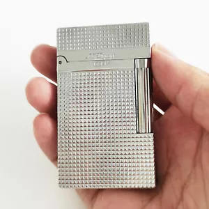 DP Diamond Head Lighter Ping Sound Gas Refillable for Smoking Cigarette Men Gift - Foto 1 di 5