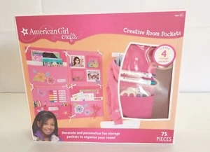 NEW IN BOX American Girl Doll Crafts Creative Room Kit Create 4 Storage Pockets - Picture 1 of 6