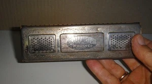 Rara armonica antica 1887 ""Triumph"" su due lati M. Hohner - Germania - Foto 1 di 12