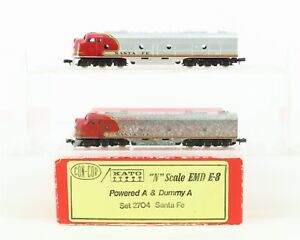 N Scale Con-Cor/KATO 2704 ATSF Santa Fe EMD E8A/A Diesel Locomotive Set