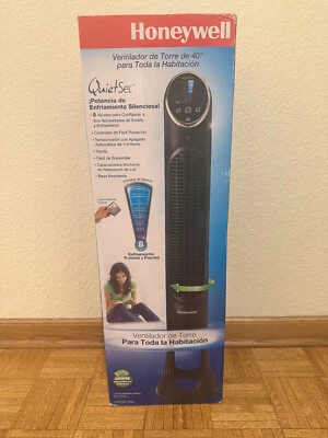 Honeywell - QuietSet Oscillating - Whole Room Tower Fan, HYF290B - Black - Image 1 of 4