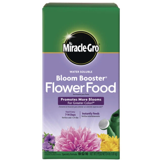 Miracle-Gro 146002 Bloom Booster Flower Food - 4 Lbs