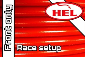 MK1 Bandit 600 95-99 ROJO Front Race Setup HEL líneas de freno trenzadas - Imagen 1 de 3