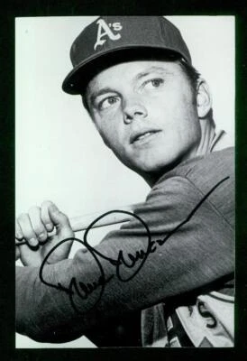 #0880, 4" x 6" Photo Card, Signed-Autographed, Dave Duncan, Oakland A's - Image 1 of 2