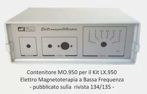 Contenitore MO.950 nuova ELETTRONICA x Magnetoterapia Bassa Frequenza LX 950 nE - Imagen 1 de 4