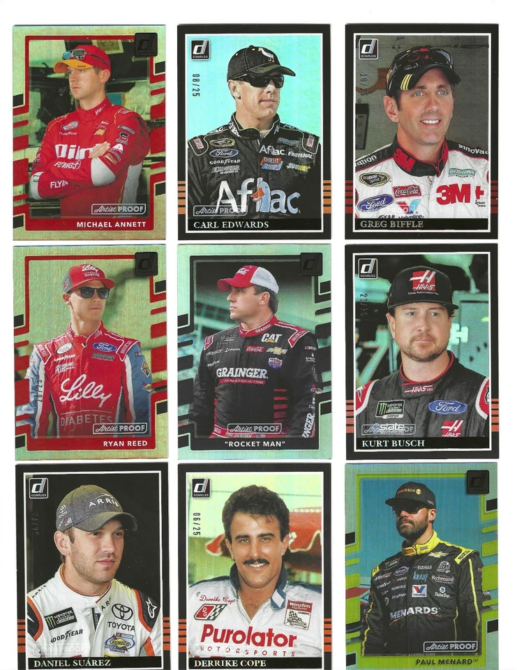 2018 Donruss PLATINUM ARTIST PROOF #58 Paul Menard #04/25! ONE CARD ONLY! - Image 1 of 1