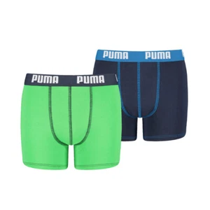 2 er Pack Puma Boxershorts Jungen Kinder Unterhose Gr. 140 Frabe: green/blue - Bild 1 von 1