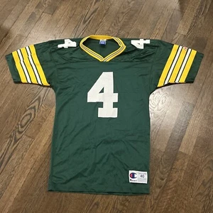 Green Bay Packers Jersey Brett Favre Mens Size 40 Champion Green - Picture 1 of 5