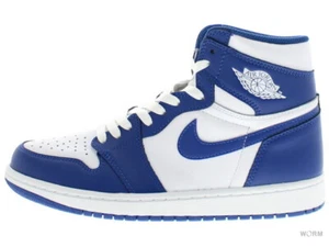 【US8.5】AIR JORDAN 1 RETRO HIGH OG STORM BLUE 555088-127 【DS】 - Picture 1 of 4