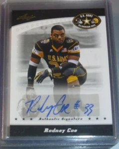 2011 Leaf US Army All American Bowl ~ Rodney Coe Auto Signed Autograph - Picture 1 of 1
