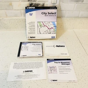 Garmin City Select North America V6 MapSource w/ Manual Great Condition - Picture 1 of 11