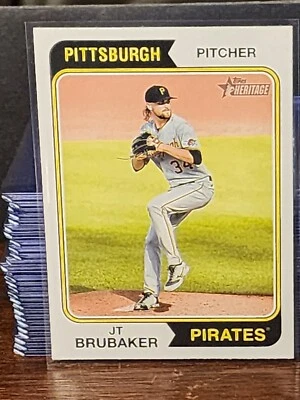 2023 Topps Heritage - #454 JT Brubaker - Image 1 of 2