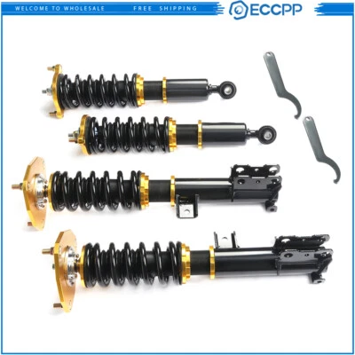 Kit de suspensión enrollables para puntales Mitsubishi Eclipse 2000-05 altura ajustable Foto 1 de 4