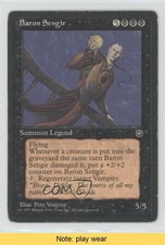 1995 Magic: The Gathering - Homelands Baron Sengir READ 03o3