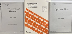 DOS RETRATOS ANTIFONALES, CONVERSACIÓN 1 y SALTADO.  Percus. Ens. Lote P5. - Imagen 1 de 7