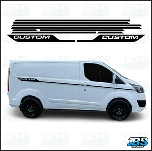 Ford Transit Custom SWB Van Sport Side Graphics Decals Styling Stickers 05 - Picture 1 of 2