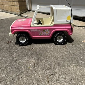 Tonka Bronco Jeep Barbie Style Daisy Vintage 1970s Hot Pink - Picture 1 of 14