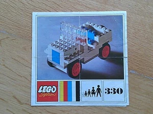 LEGO - Alter Bauplan Nr 330 - Jeep Auto Cabrio - Bauanleitung LEGO 3275 - Bild 1 von 3