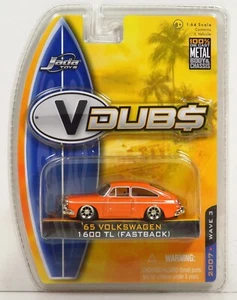 Jada Wave 3 V Dubs 1965 Volkswagen 1600 TL Fastback 65 VW Type 3 Diecast 1:64 - Picture 1 of 7