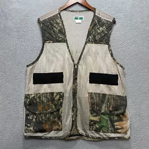 GAME HUNTER Camo Hunting Shooting Vest Mens XL Style 583 MMO Pockets Gear Zipper - Picture 1 of 7