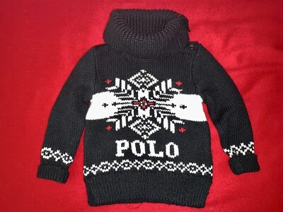 Suéter Polo Ralph Lauren FAIR ISLE LOGO Mezcla Lana Cuello Alto. 2/2T Foto 1 de 4
