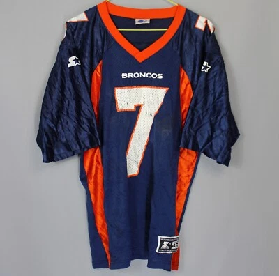 CAMISETA VINTAGE STARTER QUARTERBACK CLUB DENVER BRONCOS JOHN ELWAY NFL TALLA 46/M Foto 1 de 4
