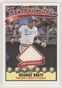 2003 Topps All-Time Fan Favorites Relics George Brett #FFR-GBR HOF