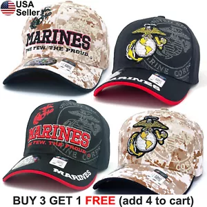 US Marines Cap Hat USMC Military American Patriotic Armed Corps USA Semper Fi - Picture 1 of 16