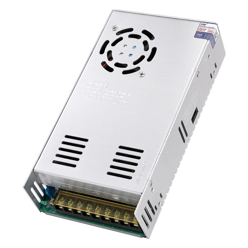 DC 48V 10A LED Driver 48 Volt 10 Amp Transformer 480 Watt 48Vdc Power Supply - Image 1 of 4