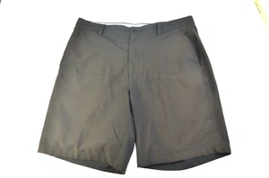 Footjoy Golf Shorts Mens 36 Black 9" Flat Front Performance Stretch - Imagen 1 de 9