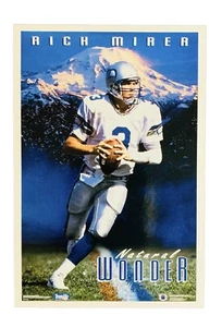 RICK MIRER 1994 Costacos Brothers Postcard NFL SEATTLE SEAHAWKS Natural Wonder - Picture 1 of 4